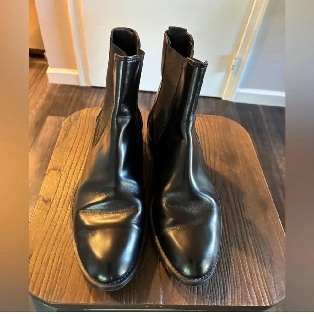 Tod's Ankle Boots Chelsea Boots Woman Black Leather - Picture 1 of 6